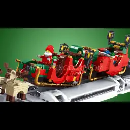 MouldKing Christmas Series Santa Claus Electric Sleigh