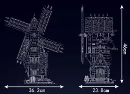 MouldKing Medieval Europe Windmill