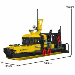 MouldKing Norwegian Multi-functional Lifeboat