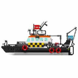 MouldKing British Multi-functional Rescue Boat