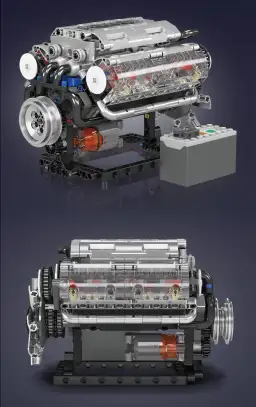 MouldKing V8 Engine