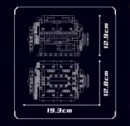 MouldKing V8 Engine