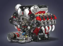 MouldKing Supercar V8 Engine