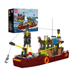 MouldKing Fishing Boat