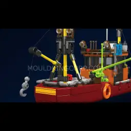 MouldKing Fishing Boat