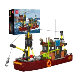 MouldKing Fishing Boat