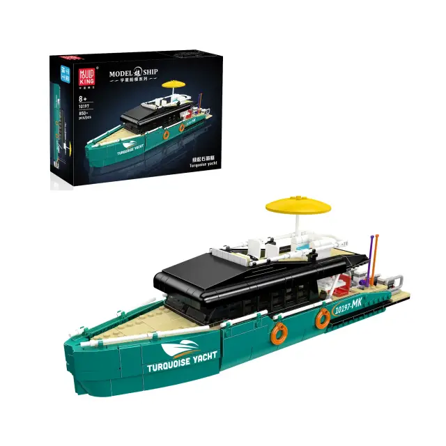 MouldKing® Turquoise yacht