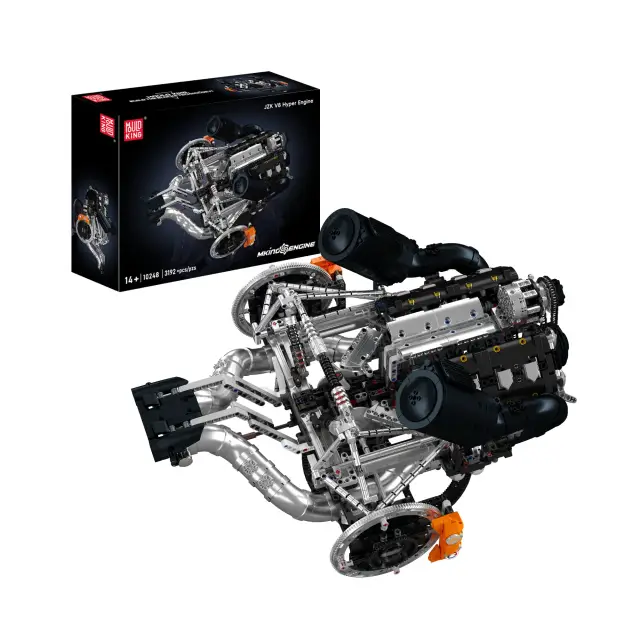 MouldKing® JZK V8 Hyper Engine
