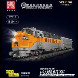 MouldKing USA EMD F7 WP Diesel Locomotive