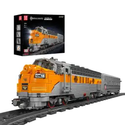 MouldKing USA EMD F7 WP Diesel Locomotive