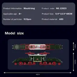 MouldKing OBB 1189.08 Eletric Locomotive