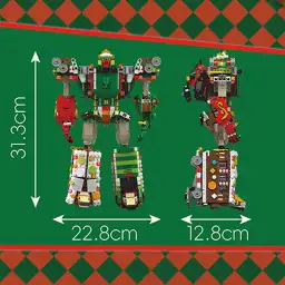 MouldKing Christmas Train Transformer