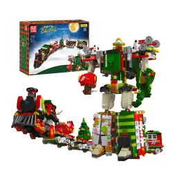 MouldKing Christmas Train Transformer