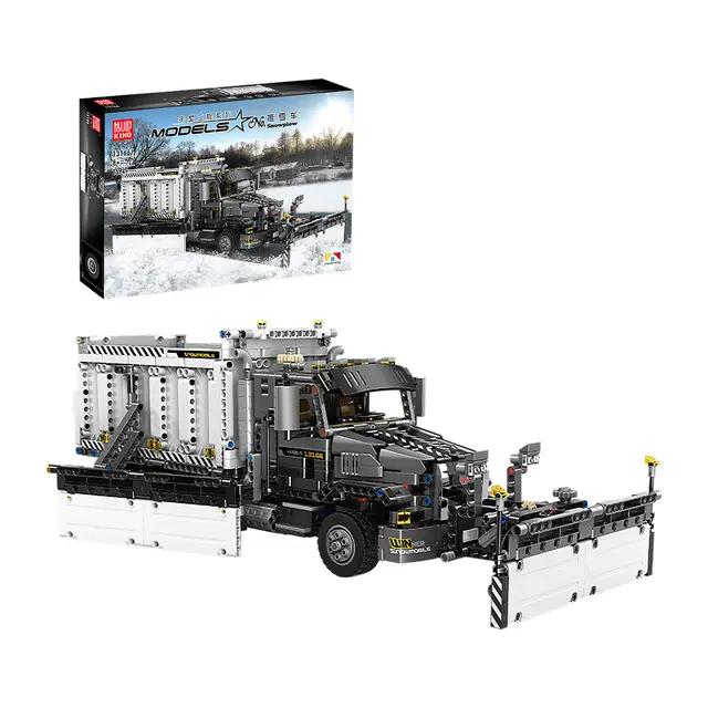 MouldKing® Snowplow Truck