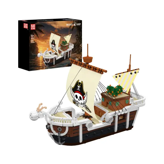 MouldKing® Skull Flag Pirate Galleon