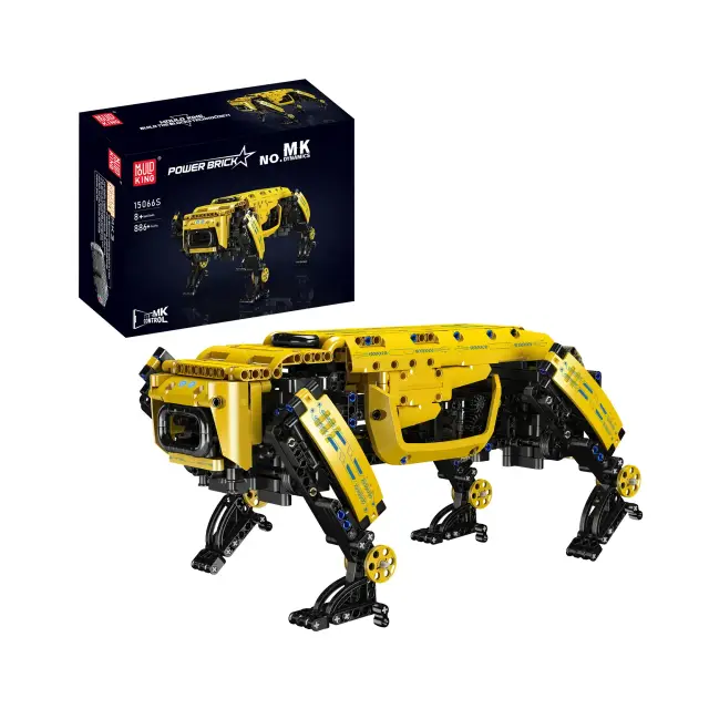 MouldKing® Dynamic Technial Yellow Robots