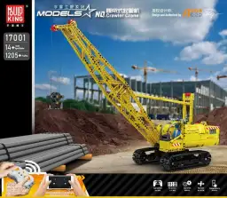 MouldKing High-Tech Car APP RC Motorized Crawler Crane Set Engineering Vehicle