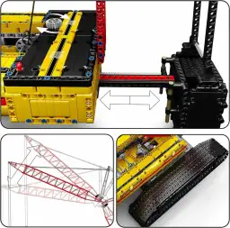 MouldKing Crawler Crane LR13000