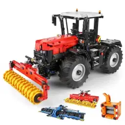 MouldKing Technic 4-in-1 Tractor in red