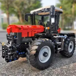 MouldKing Technic 4-in-1 Tractor in red