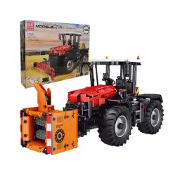 MouldKing Technic 4-in-1 Tractor in red