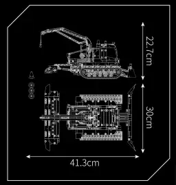 MouldKing Snowfield Engineering Vehicle