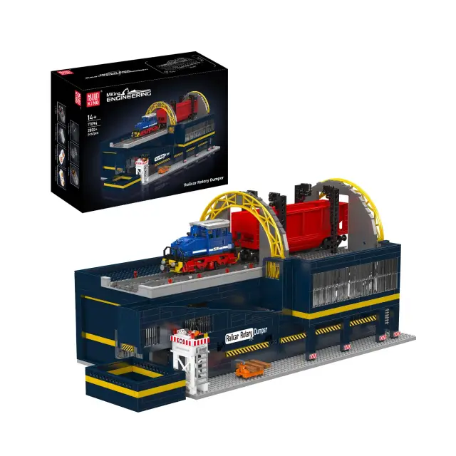 MouldKing® Railcar Rotary Dumper