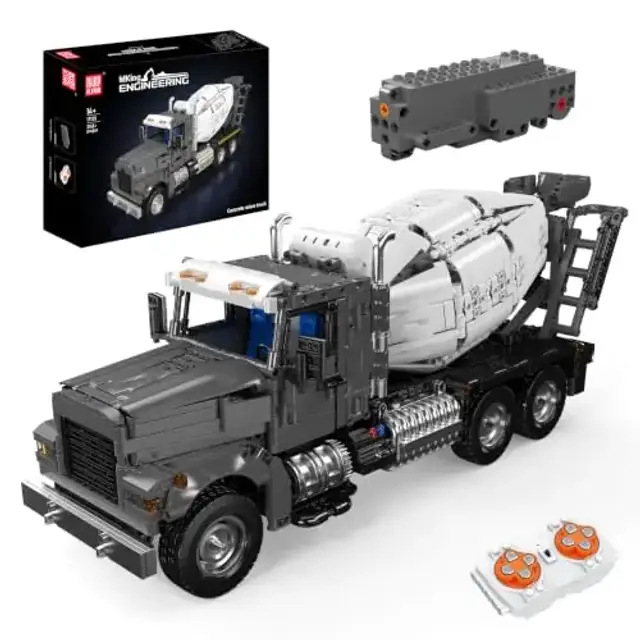 MouldKing® Remote Control Concrete Mixer