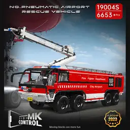 MouldKing Pneumatic Airport Rescue Vehicle