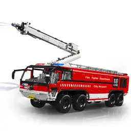 MouldKing Pneumatic Airport Rescue Vehicle