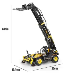 MouldKing Technic Pneumatic Telescopic Forklift