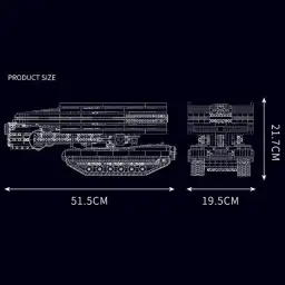 MouldKing Bridge-Laying Vehicle