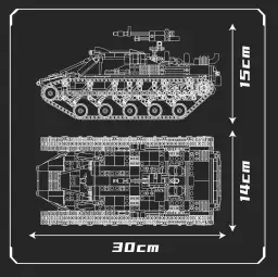 MouldKing EV2 All-Terrain Tracked Vehicle