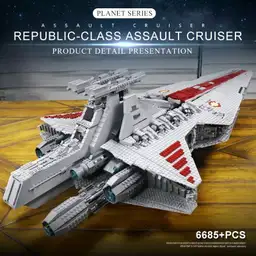 MouldKing Republic Attack Cruiser