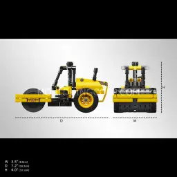 MouldKing Road Roller Construction