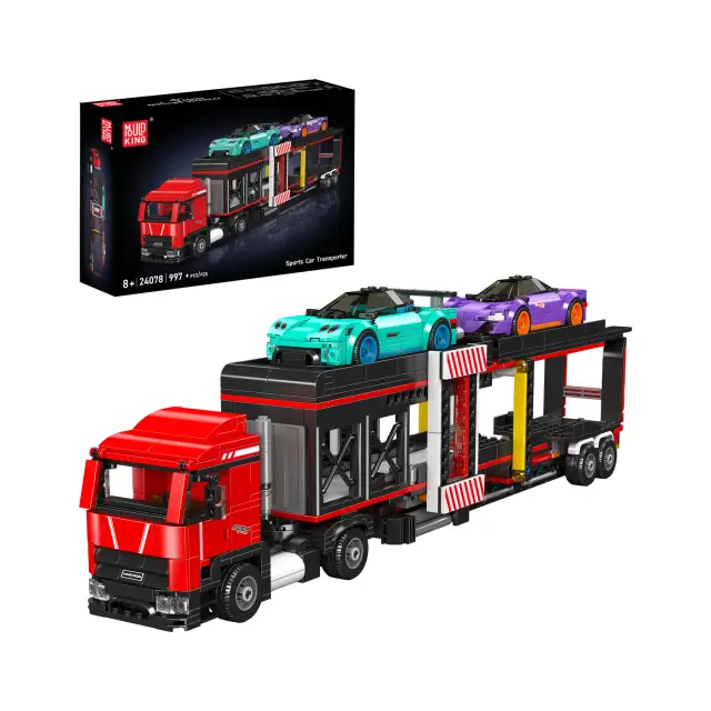 MouldKing® Sports Car Transporter