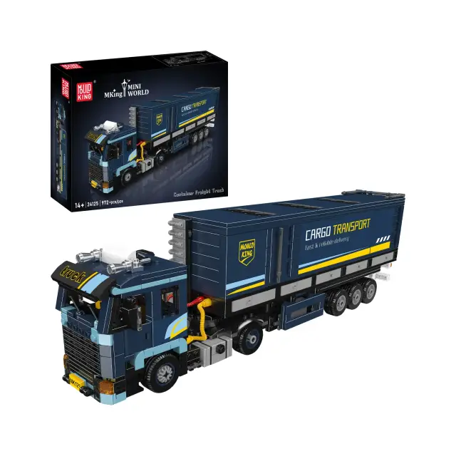 MouldKing® Container Freight Truck